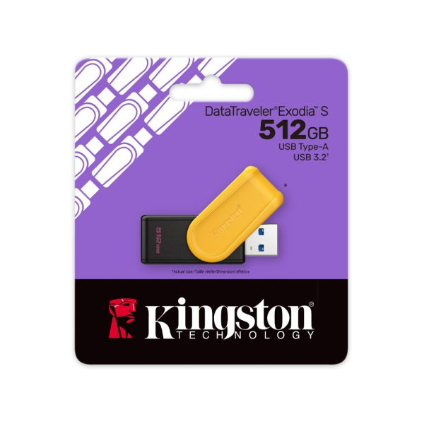 Pendrive KINGSTON 512GB USB 3.2 Gen 1 DataTraveler
