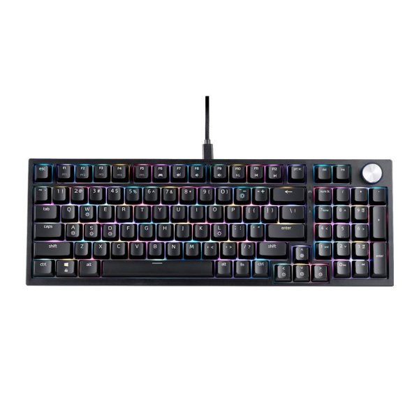 Teclado Mec. Gaming XPG Sorcerer RGB 100%Ghost