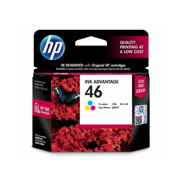 Tinta HP 46 Tri-color Ink Cartridge