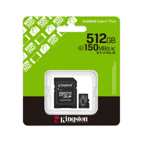 Memoria 512GB micro SDXC Canvas Select Plus Gen3 1
