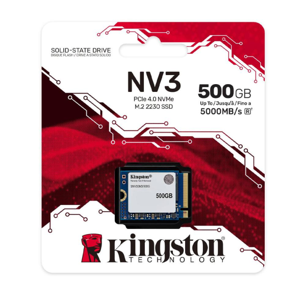 Disco SSD 500GB NV3 M.2 2230 PCIe 4.0 NVMe