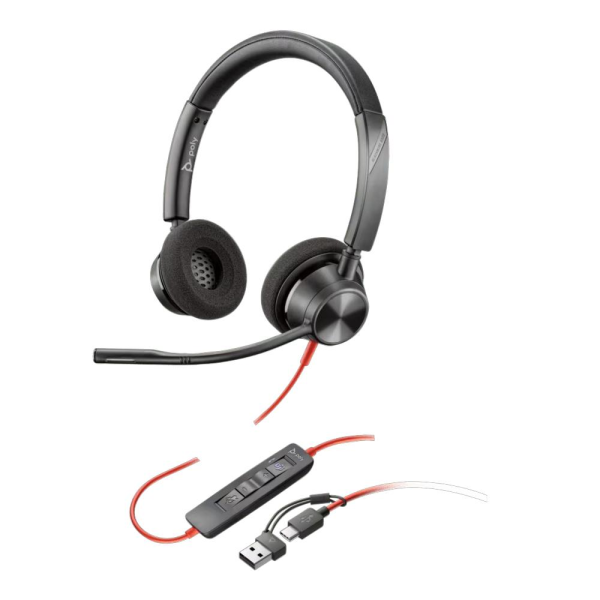 Audifono Poly Blackwire 3320 Stereo Microsoft Team