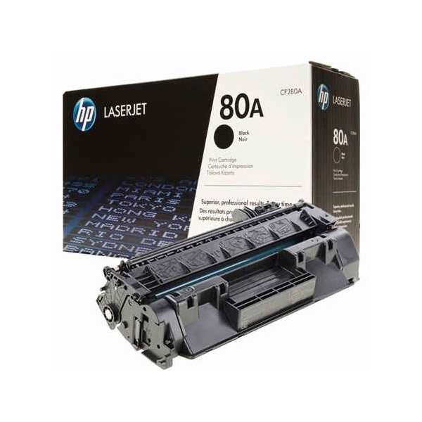 Toner Original HP 80A - Negro (CF280A) - para LaserJet Pro 400 M401, MFP M425