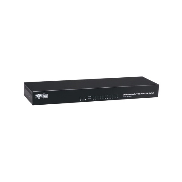 Switch KVM Tripp Lite 16-Port Cat5 - VGA USB PS/2 1U Rackmount - 16 x KVM port(s) - 1 usuario local