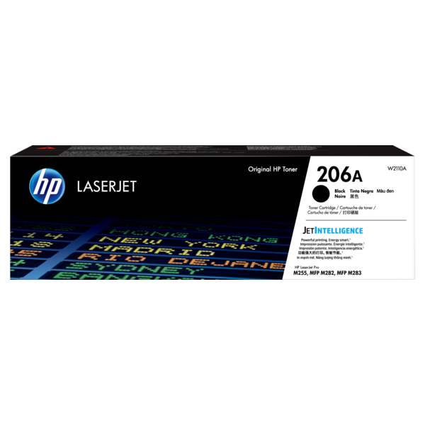 Toner original HP 206A - Negro W2110A