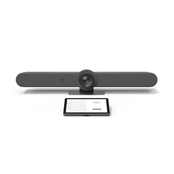 Kit de videoconferencia profesional Logitech Rally Bar + TAP IP. - Pantalla tactil