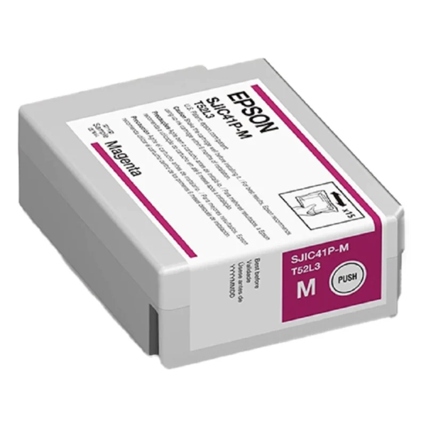 Cartrige Epson SJIC41P-M - Magenta con alarmas de RF/acústica