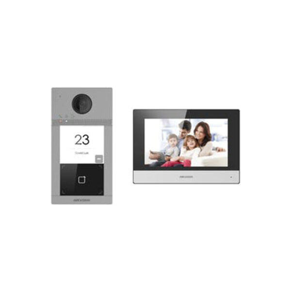KIT VIDEOPORTERO IP FULL HD 2MP 1080P WIFI P/N DS-KIS604-P