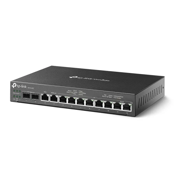 Router Omoda VPN TP-LINK ER7212PC V1 - 8 puertos - 1GbE - Puertos WAN: 4