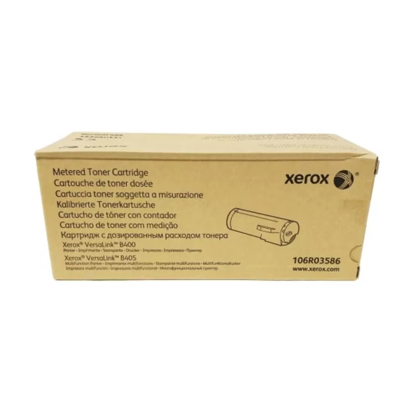 Toner original Xerox VersaLink B400 106R03586 - Negro