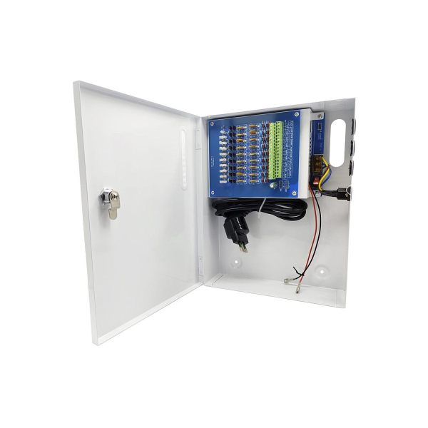 Fuente de poder Folksafe - 20A 12V 18CH - LED/Fusible PTC 47-6