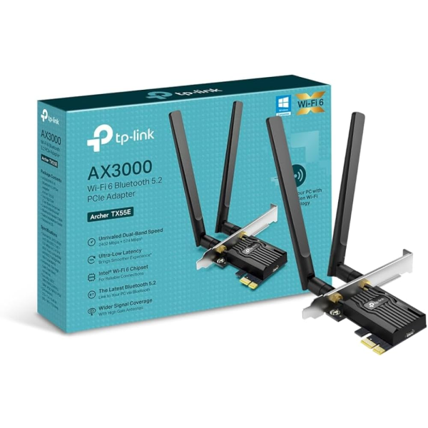 Adaptador PCI Express TP-Link ARCHER TX55E V2 - 802.11ax, Bluetooth 5.2