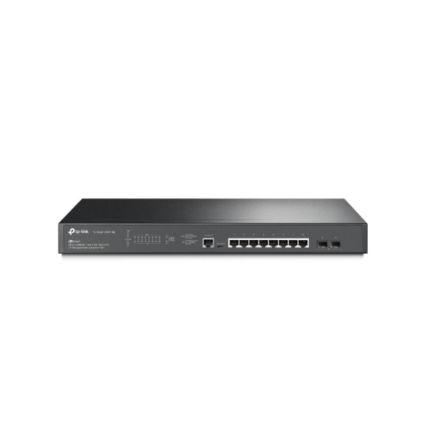 Switch administrable TP-Link JetStream TL-SG2210MP - 8 x 10/100/1000 (PoE+) + 2 x SFP - montaje en rack - PoE+ (150 W)