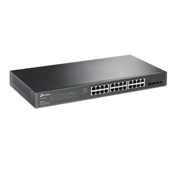 Switch administrable TP-Link JetStream TL-SG2428P  - 24 x 10/100/1000 (PoE+) + 4 x SFP - montaje en rack - PoE+ (250 W)