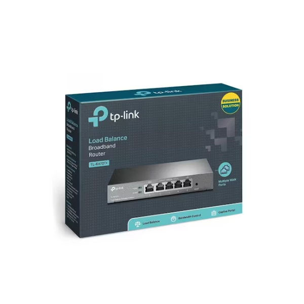 Router con balanceo de carga TP-LINK TL-R470T+ - Puertos WAN: 4