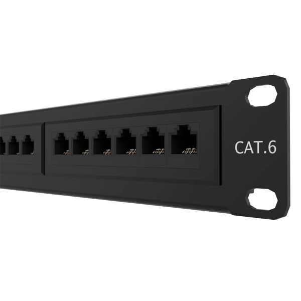 Patch panel de 24 puertos Nexxt - CAT 6 - 19