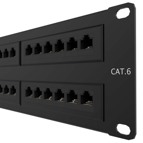 Patch panel de 48 puertos Nexxt - CAT 6 - 19