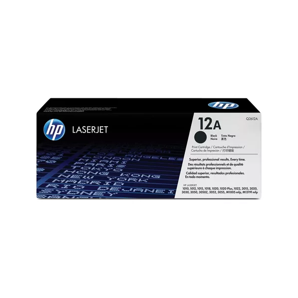 Toner original HP 12A - Negro Q2612A