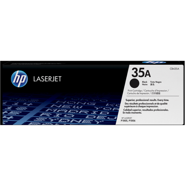 Toner Original HP 35A - Negro CB435A