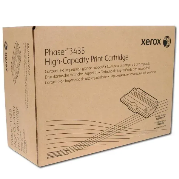 Toner original Xerox 106R01415 Phaser 3435 - Negro