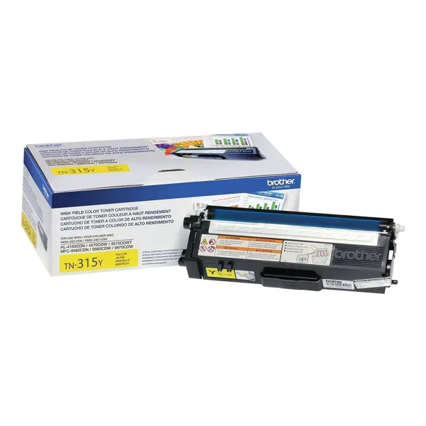 Toner original Brother TN315Y - Alto rendimiento - amarillo