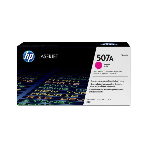 Toner original HP 507A - Magenta CE403A