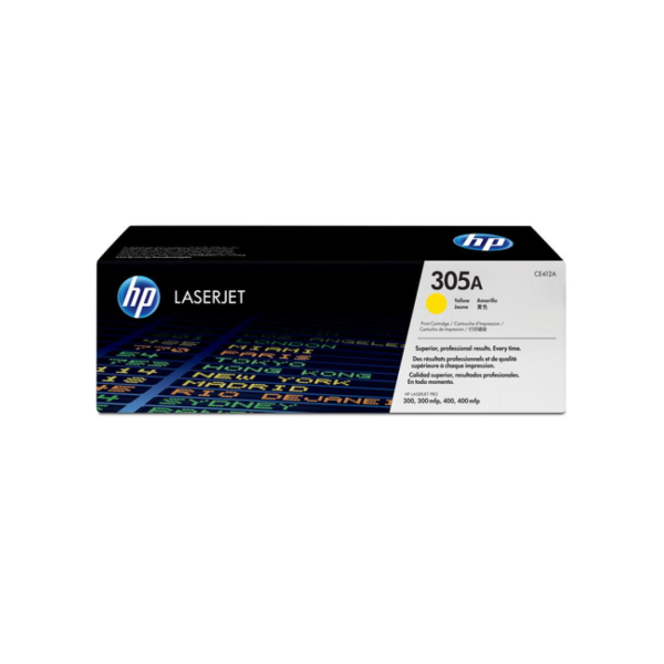 Toner original HP 305A - Amarillo CE412A