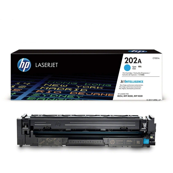 Toner Original HP 202A - Cian - CF501A