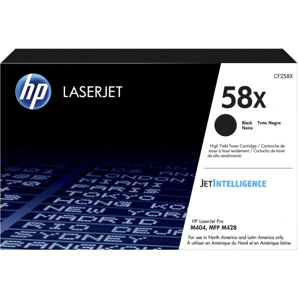 Toner original HP 58X - negro - XL - original