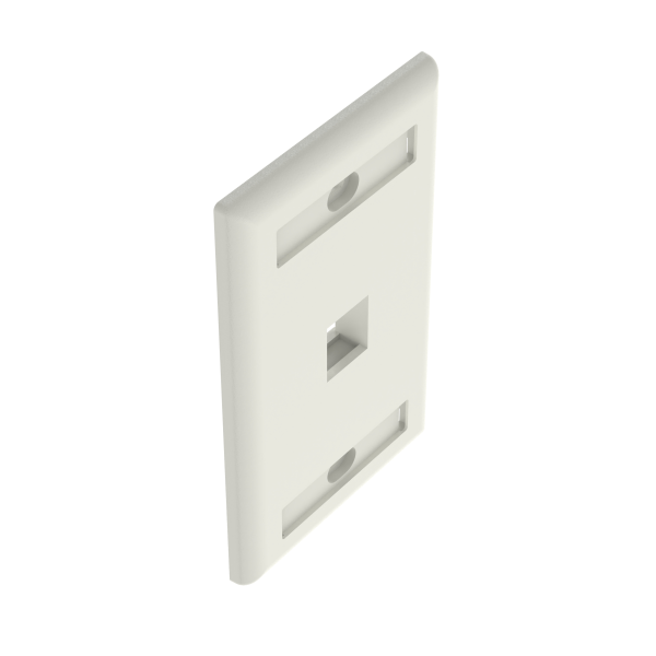 Faceplate Panduit 2 puertos Netkey Cat 6 Blanco NK1FIWY