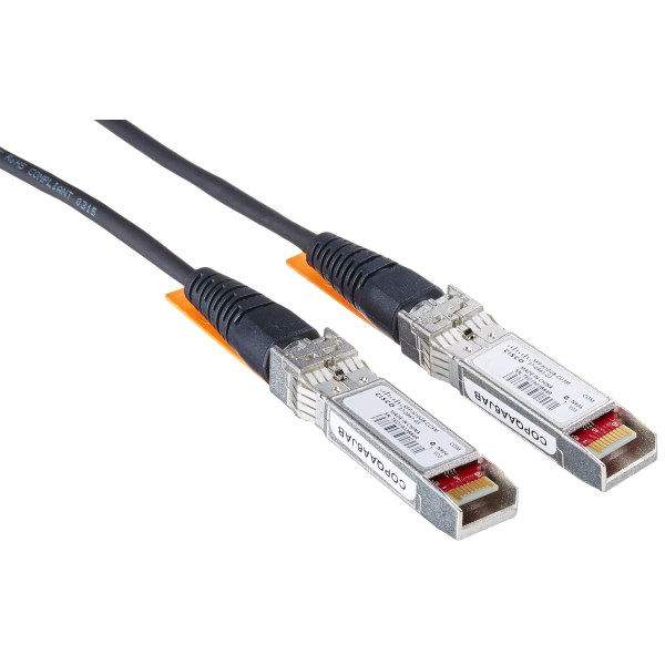 Cable Pasivo Twinax Cisco SFP+ con Conexión Directa SFP-H10GB-CU3M=CBN