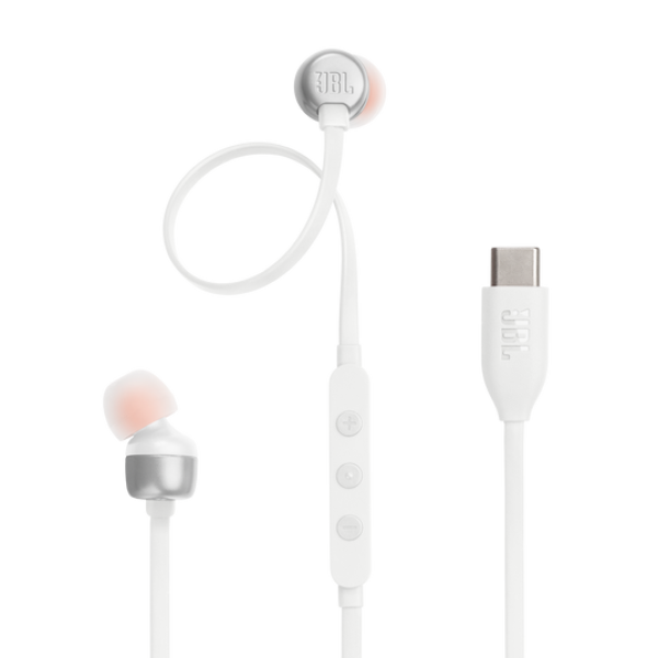 Audifonos con microfono JBL TUNE 310C - USB-C - Blanco