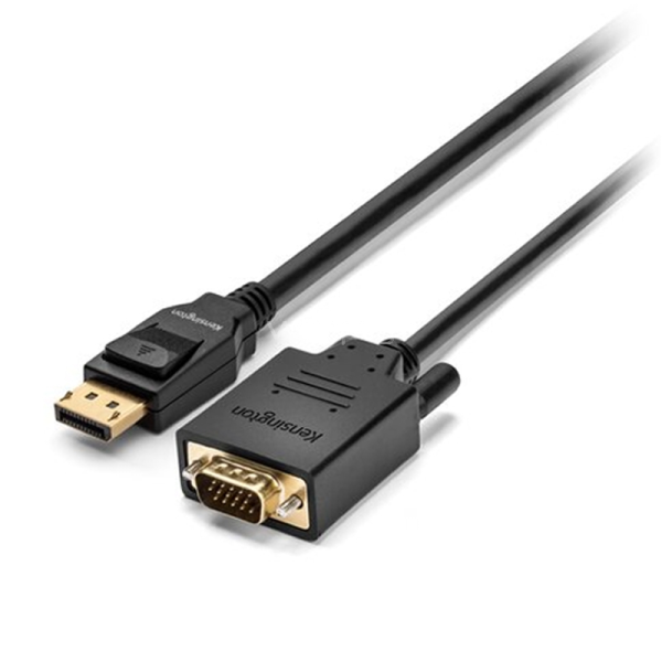 Cable conversor Kensington de DisplayPort a VGA (support up to 1080p) 1.8M P/N K33024WW