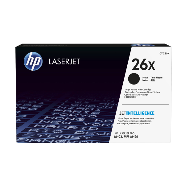 Toner original HP 26X - Alto rendimiento - negro CF226X