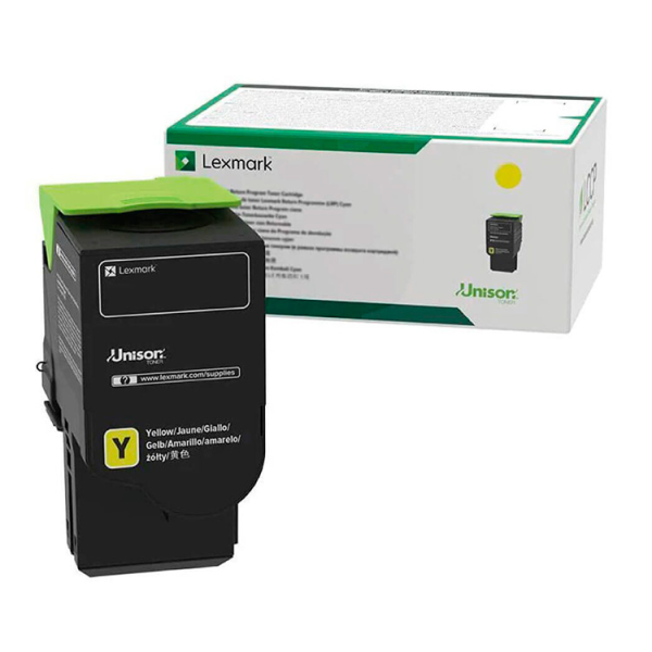 Toner original LEXMARK 75M4HY0 Amarillo 8.800 pag.