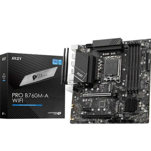 PLACA MADRE MSI PRO B760M-A WIFI s1700