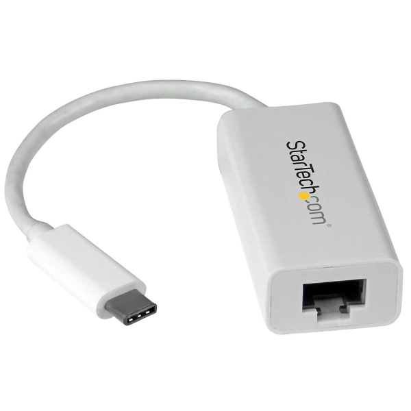 Adaptador de Red Gigabit USB-C StarTech- USB 3.1 Gen 1 (5 Gbps) - Blanco