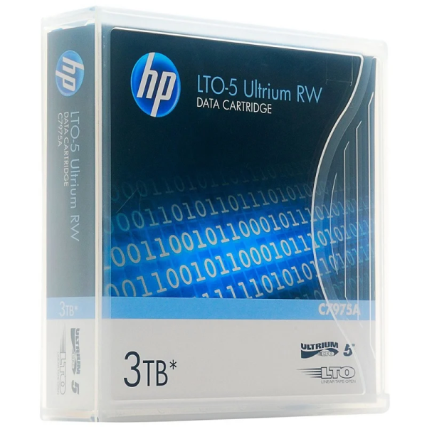 Cartucho de datos regrabable HP LTO-5 Ultrium de 3 TB C7975A - 1.5 TB / 3 TB