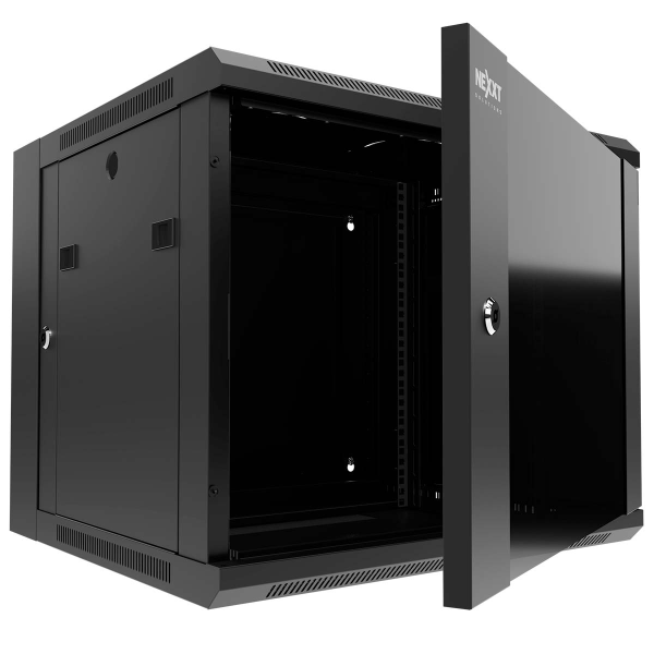 Rack Mural 15U Nexxt - instalable en pared - RAL 9005, negro barniz - 19