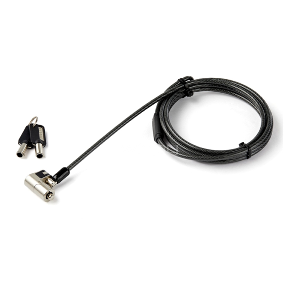 Cable de seguridad de 2m Universal StarTech - para K-Slot - Ranura Nano - con Llave - LTULOCKKEY - 2.03 m.