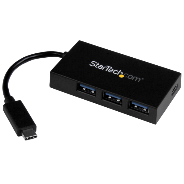 HUB USB 3.0 StarTech USB C de 4 Puertos - n 4 Puertos USB-A (USB 3.0/3.1 Gen 1 Autoalimentación