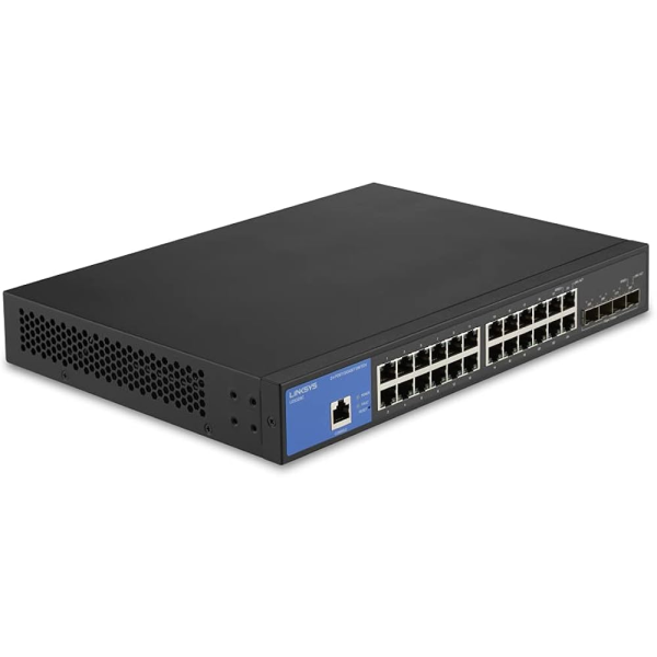 SWITCH LINKSYS LGS352MPC 48 PUERTOS POE 4 ENLACES DE FIBRA SFP DE 10GB 730W