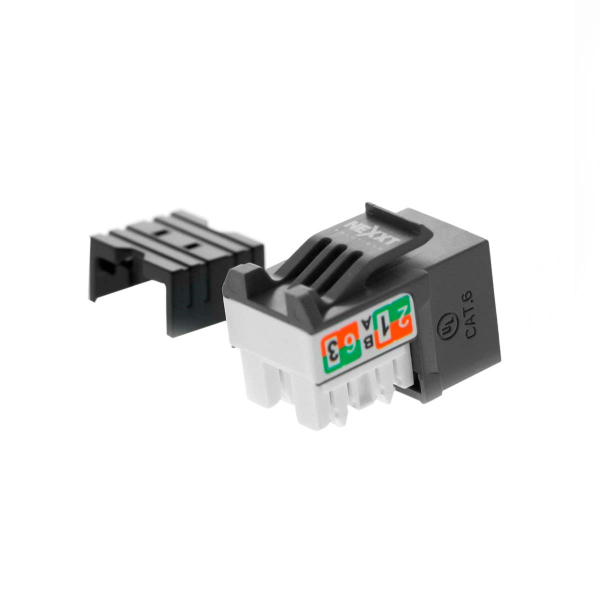 Modulo de Red RJ45 Nexxt - Keystone Jack - Category 6 - Unshield KJ Grey