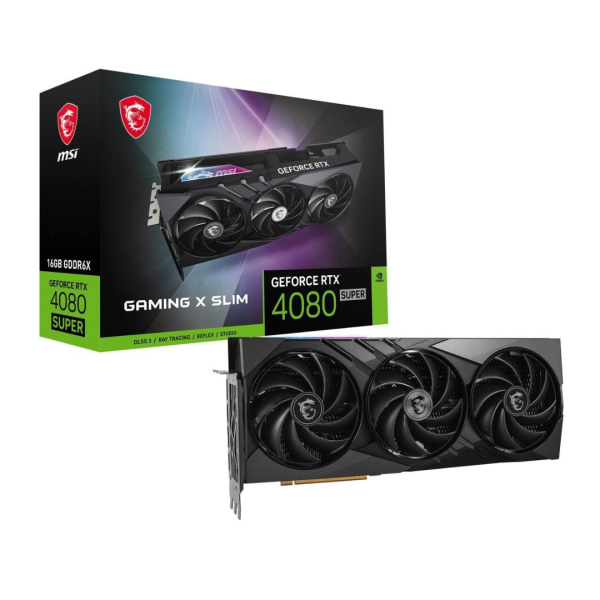 TARJETA DE VIDEO MSI RTX4080 SUPER 16GB GAMING X SLIM DDR6X PCI 4.0 256BIT