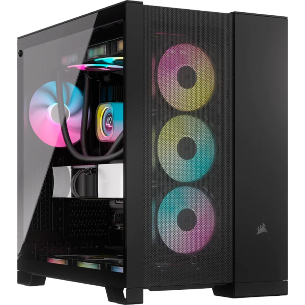 Gabinete Corsair ATX - 6500D Airflow TG Black P/N CC-9011259-WW