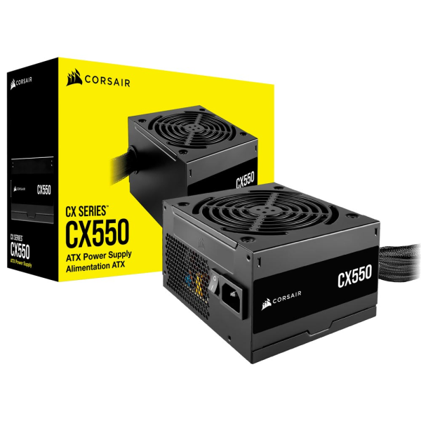 Fuente de poder Certificada Corsair CX550 80Plus Bronze