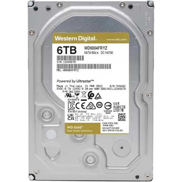 Disco Duro Western Digital Gold 6TB 3.5