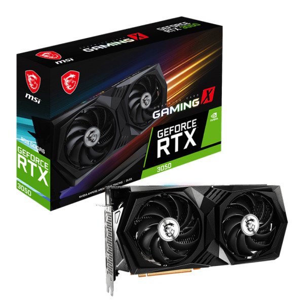 TARJETA DE VIDEO GEFORCE MSI RTX3050 GAMING X 6GB P/N GEFORCERTX3050GAMINGX6G