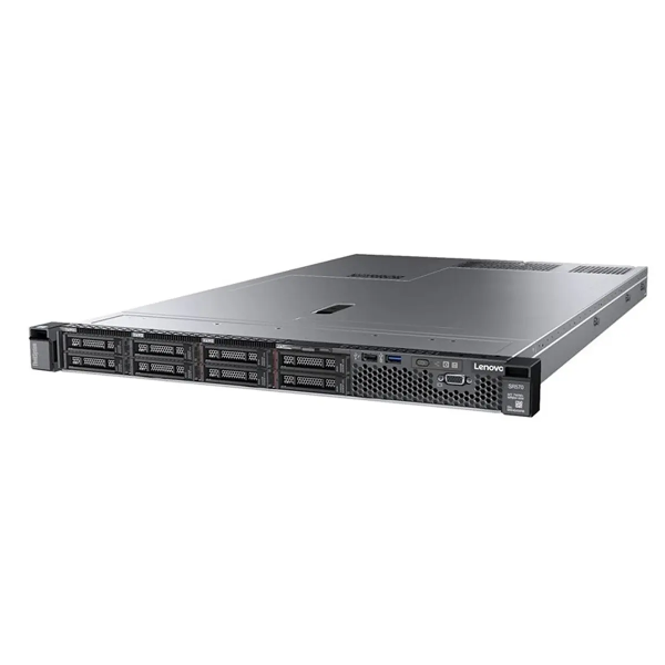 Servidor Lenovo ThinkSystem SR250 V2 - Xeon E-2336 16GB RAM -8 Bahías 2.5“ - Fuente 450W - Rack 1U P/N 7D7Q1002LA