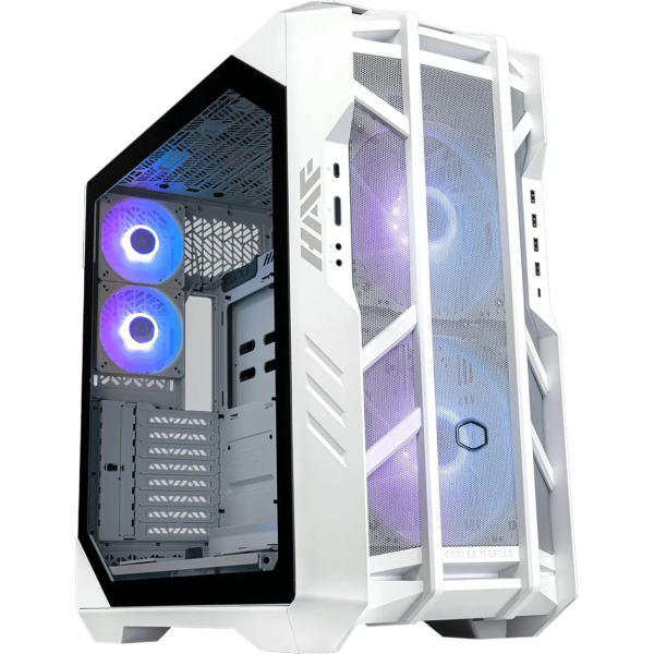 GABINETE GAMER Cooler Master HAF 700 WHITE EATX - 5 FAN INCLUIDOS  (3X120MM Y 2X200M)- H700-WGNN-S00